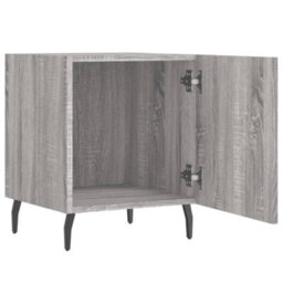 Berkfield Bedside Cabinets 2 Pcs Grey Sonoma 40X40X50 Cm Engineered Wood - thumbnail 5