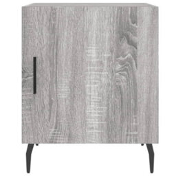 Berkfield Bedside Cabinets 2 Pcs Grey Sonoma 40X40X50 Cm Engineered Wood - thumbnail 7