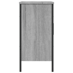 Berkfield Bathroom Sink Cabinet Grey Sonoma 60X30X60 Cm Engineered Wood - thumbnail 7