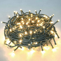 Shatchi 400 Leds Warm White Fairy String Lights Cool White Green Cable 8 Modes Mains Powered Memory Auto Timer - thumbnail 7