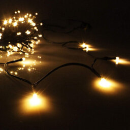 Shatchi 400 Leds Warm White Fairy String Lights Cool White Green Cable 8 Modes Mains Powered Memory Auto Timer - thumbnail 4