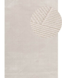The Rugs Carmel Cream Abstract Area Rug And Runner Non Shedding, Stain Resistant, Soft - thumbnail 2