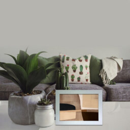 "AK Frames 9X6"" Silver Poster Frame - Modern Picture Frame For Wall Art, Prints And Photos - Durable And Stylish Display Frame" - thumbnail 5