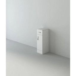 Bathroom Cabinet Cupboard Wooden Floor Freestanding Drawer Storage Unit White - thumbnail 6