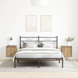 Berkfield Wall-Mounted Bedside Cabinets 2 Pcs Artisan Oak 38X34X40 Cm - thumbnail 3