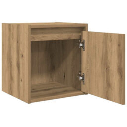 Berkfield Wall-Mounted Bedside Cabinets 2 Pcs Artisan Oak 38X34X40 Cm - thumbnail 6