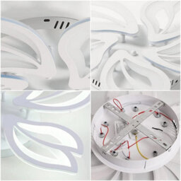Modern Led Ceiling Light 6500K Led Chandelier Indoor Lamp Living Room Kitchen - thumbnail 9