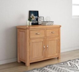 Buttercup Farm Bologna 2 Door 2 Drawer Sideboard - L44 X W106 X H86 Cm - Oak - thumbnail 2