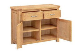 Buttercup Farm Bologna 2 Door 2 Drawer Sideboard - L44 X W106 X H86 Cm - Oak - thumbnail 5