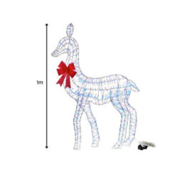 Marco Paul 3Pc Luxury Reindeer Family Christmas Decoration - thumbnail 4