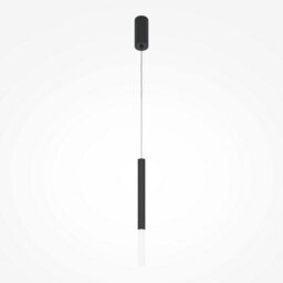 Luminosa Lighting Luminosa Pro Shade Modern Slim Pendant Ceiling Light Black 4000K 500Lm Acrylic Shade