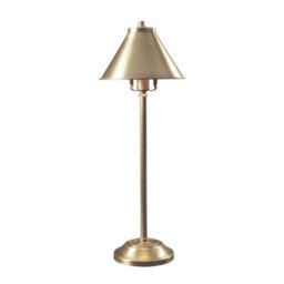 Luminosa Lighting Elstead Provence 1 Light Table Lamp Antique Brass, E14 - thumbnail 1