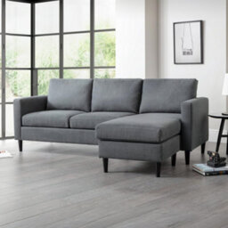 Oakham Marshall 2 Seater Sofa In Black Faux Leather - thumbnail 3