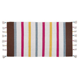Beliani Rug Hisarli Multicolour 80 X 150 Cm Cotton - thumbnail 1