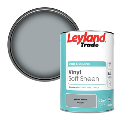 Leyland Trade Vinyl Soft Sheen Walls & Ceilings Emulsion Paint Mirror Mirror (Ppg1039-3) - 5L - image 1