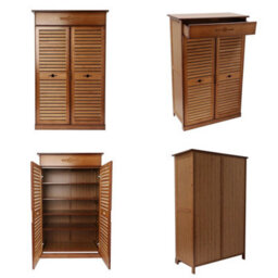 5 Tier Bamboo Shoe Rack Storage Shelf Unit Cabinet Entryway - thumbnail 3