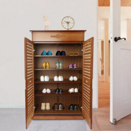 5 Tier Bamboo Shoe Rack Storage Shelf Unit Cabinet Entryway - thumbnail 1