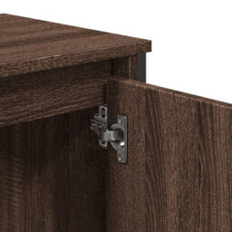 Berkfield Bathroom Sink Cabinet Brown Oak 60X35X60 Cm Engineered Wood - thumbnail 7