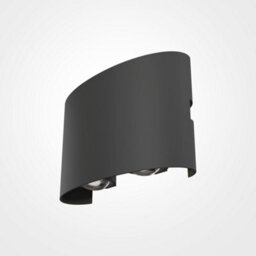 Luminosa Lighting Luminosa Maytoni Strato Outdoor Flush Wall Lamp Grey, 12Cm, 3000K Ip54 - thumbnail 1