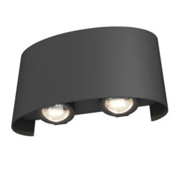 Luminosa Lighting Luminosa Maytoni Strato Outdoor Flush Wall Lamp Grey, 12Cm, 3000K Ip54 - thumbnail 4