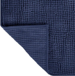 Allure Bath Fashions Chenille Bobble Bath Mat Non Slip 60 X 90Cm - Navy Blue - thumbnail 4