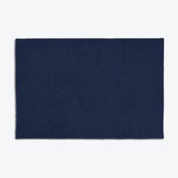 Allure Bath Fashions Chenille Bobble Bath Mat Non Slip 60 X 90Cm - Navy Blue - thumbnail 1