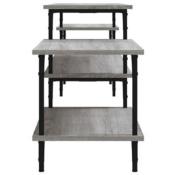 Walplus Tv Cabinet Grey Sonoma 197X35X52 Cm Engineered Wood - thumbnail 6