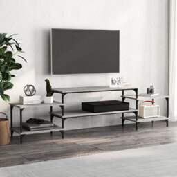 Walplus Tv Cabinet Grey Sonoma 197X35X52 Cm Engineered Wood - thumbnail 1