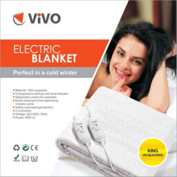 Vivo Super Comfy Luxury Electric Blanket - King 150Cm X 140Cm - thumbnail 2