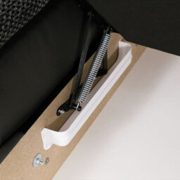 Niko Bis Fold Out U Shape Corner Sofa Chipboard Frame With Storage Bed 350X205X76 Cm Red And Black Left - thumbnail 4