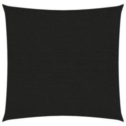 Berkfield Sunshade Sail 160 G/m2 Black 6X6 M Hdpe