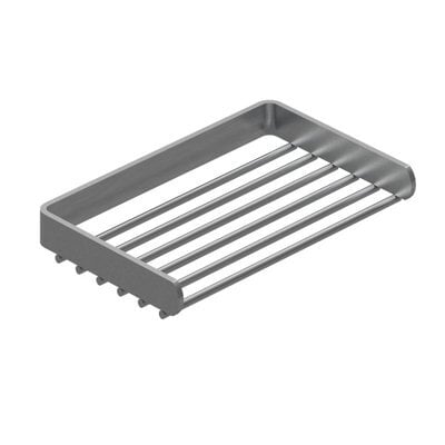 Cosmic  Shower Caddy, Shower Basket, Matt Stainless Steel, Logic Collection - image 1