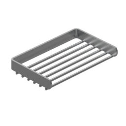 Cosmic  Shower Caddy, Shower Basket, Matt Stainless Steel, Logic Collection