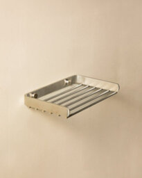 Cosmic  Shower Caddy, Shower Basket, Matt Stainless Steel, Logic Collection - thumbnail 2