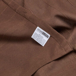 Homescapes Cotton Rajput Ribbed Chocolate Throw, 225 X 255 Cm - thumbnail 8