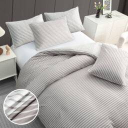 Lazzaro Single Duvet Cover Set Luxury Brushed Microfiber Duvet Cover Single Ultrasoft Breathable With Zipper Closure - thumbnail 4