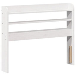 Walplus Bed Frame With Headboard Without Mattress White 75X190 Cm Small Single - thumbnail 6