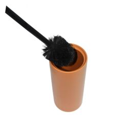 GoodHome Lassane Matt Orange Ceramic Toilet Brush & Holder - thumbnail 3