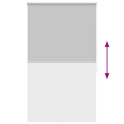 Berkfield Reflective Roller Blind Blackout 80 X 175 Cm Grey - thumbnail 9