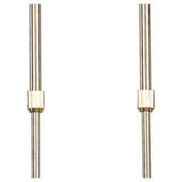 Luminosa Lighting Luminosa Dali Telescopic Linear Pendant Line 4 Light G9, Polished Brass - thumbnail 4