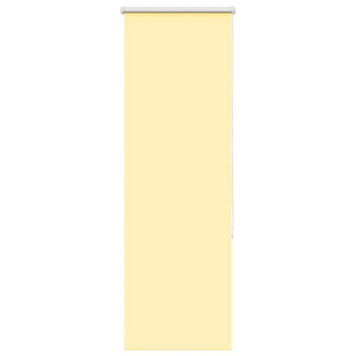 Berkfield Roller Blind Blackout Yellow 40X175 Cm Fabric Width 35.7 Cm Polyester - image 1
