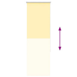 Berkfield Roller Blind Blackout Yellow 40X175 Cm Fabric Width 35.7 Cm Polyester - thumbnail 9