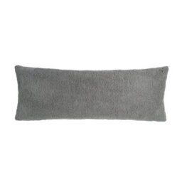 OHS Long Bolster Pillow Teddy Fleece Body Neck Pregnancy Support Cushion - thumbnail 7