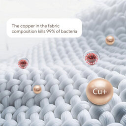 Brightr Sleep Brightr Copper Infused Hypoallergenic Pillow Protector  Dust Mite Resistant & Anti-Bacterial - thumbnail 6