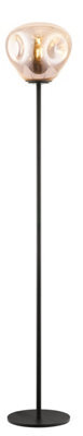 Luminosa Lighting Luminosa Nina 1 Light Floor Lamp Gold Black