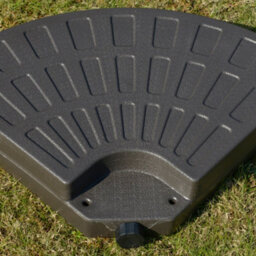 Outsunny 4Pcs Cantilever Offset Patio Parasol Base Stand, Water & Sand Filled - thumbnail 8