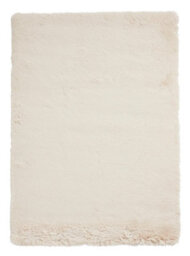 Beige Shaggy Rug, Anti-Shed Plain Rug, 80mm Thickness Modern Rug, Shaggy Rug For Bedroom, & Dining Room-150Cm X 230Cm - thumbnail 1