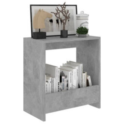 Berkfield Side Table Concrete Grey 50X26X50 Cm Engineered Wood - thumbnail 3