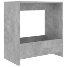 Berkfield Side Table Concrete Grey 50X26X50 Cm Engineered Wood - thumbnail 2