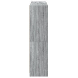 Berkfield Bookcase With Doors Grey Sonoma 136X37X142 Cm Engineered Wood - thumbnail 8